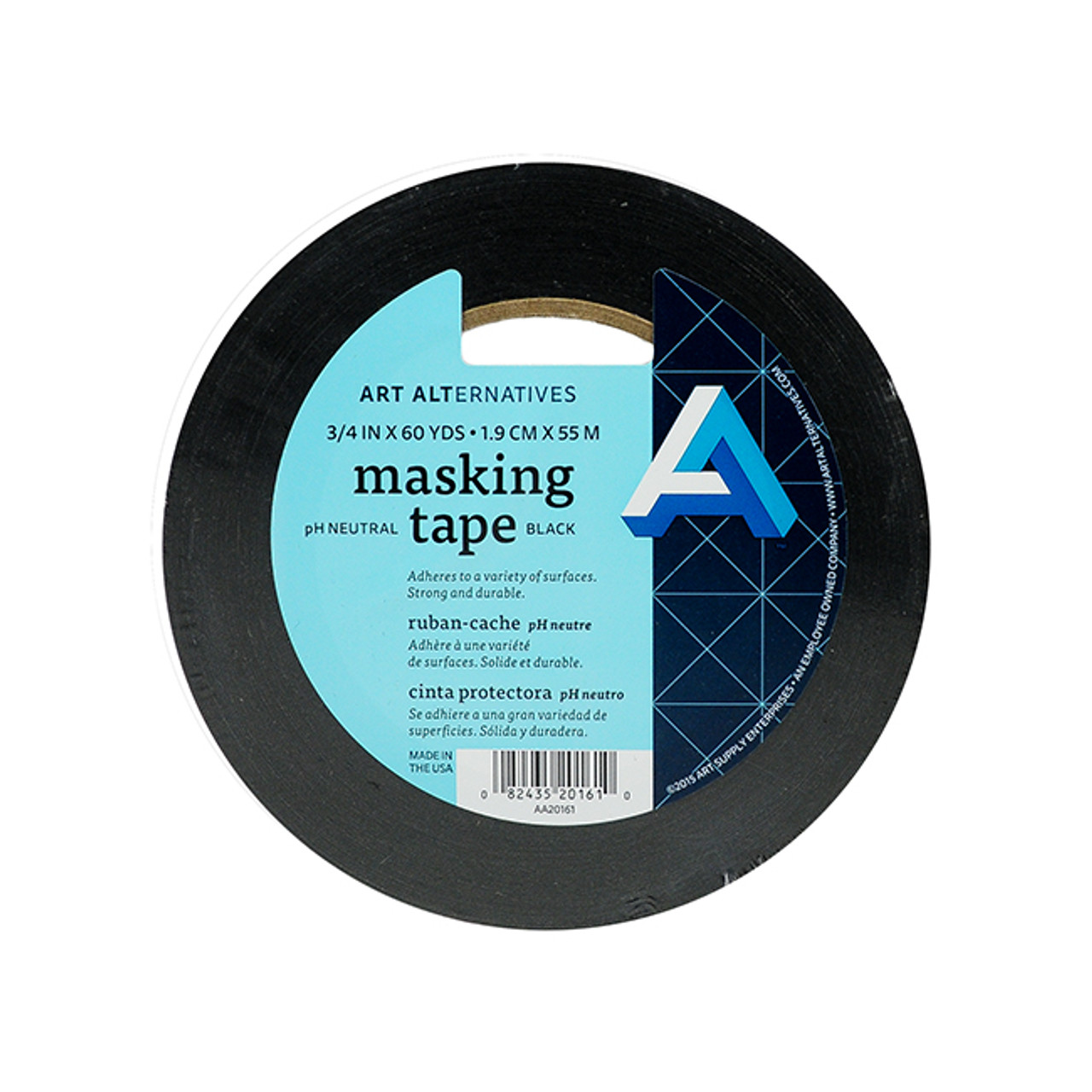 Art Alternatives Black Masking Tape - Artist & Craftsman Supply